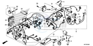 TRX420FA5G TRX420F Europe Direct - (ED) drawing WIRE HARNESS