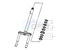 Liberty 4T RST 50 drawing Steering bearing ball tracks