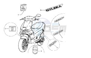 Runner 180 FXR 2t drawing Model 2002 emblems