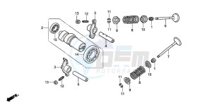 SH125S drawing CAMSHAFT/VALVE