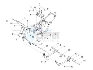 V7 III Racer 750 e4 (NAFTA) drawing Frame