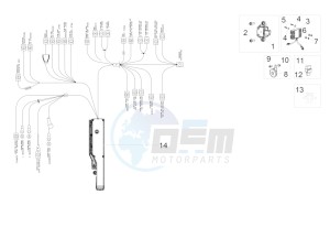 RSV4 1000 RR (APAC) (AUS, CP, NZ) drawing Front electrical system