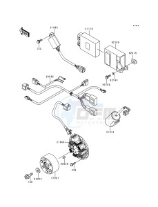 KX 125 L [KX125] (L1) [KX125] drawing GENERATOR