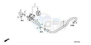 CB1000R9 UK - (E / MPH) drawing AIR INJECTION CONTROL VALVE