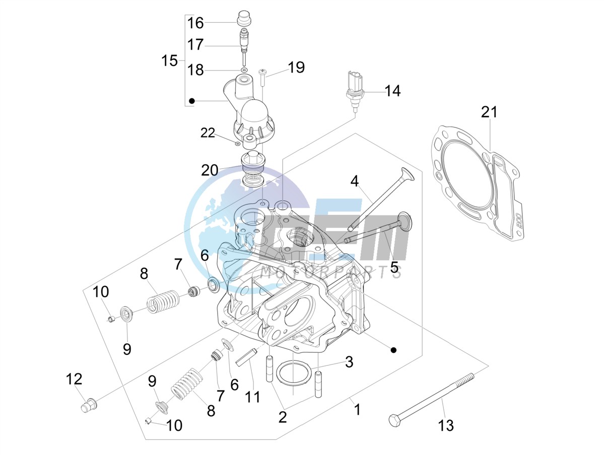 Head unit - Valve