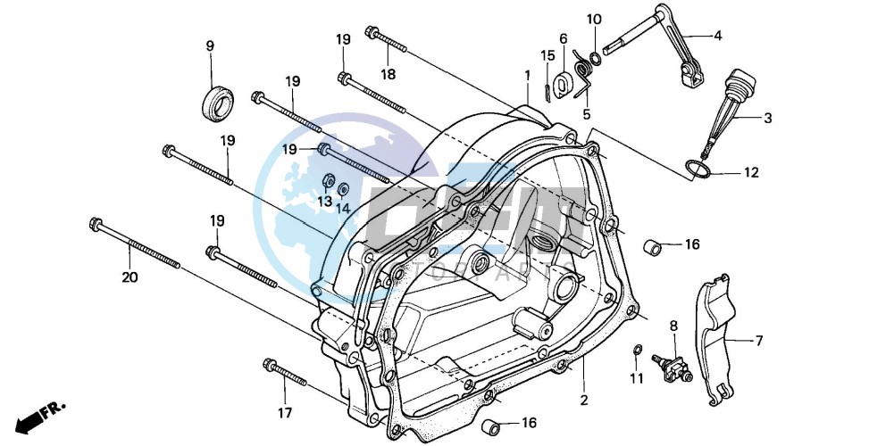 RIGHT CRANKCASE COVER