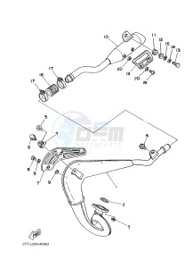 DT175 (3TSW) drawing EXHAUST