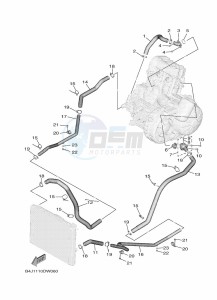 YXF1000EW YX10FPAM (B4J5) drawing WATER PUMP