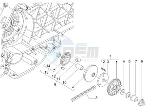 Granturismo 125 L Potenziato drawing Driving pulley