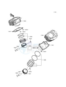 VULCAN 900 CUSTOM VN900CCFA GB XX (EU ME A(FRICA) drawing Cylinder/Piston(s)