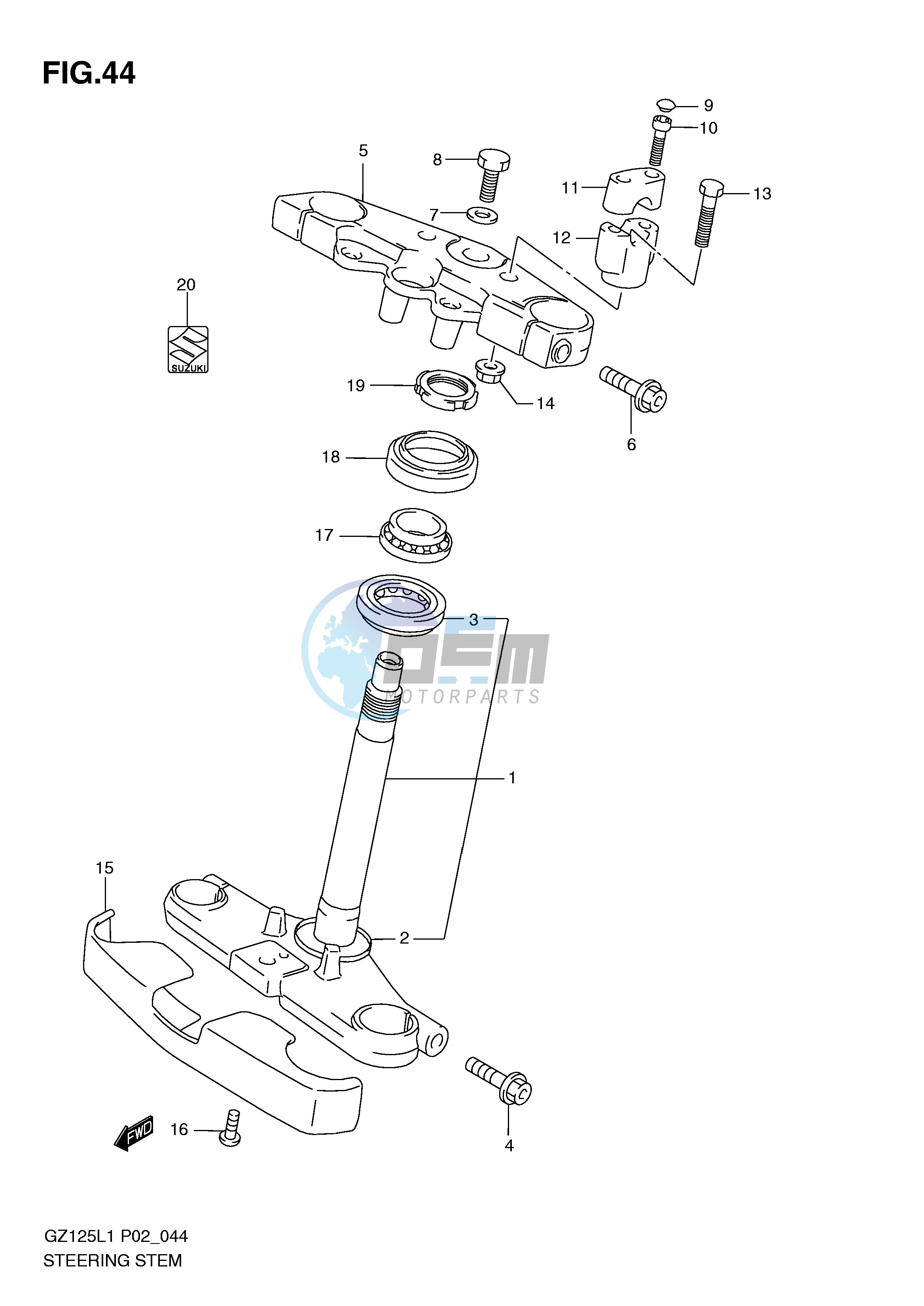 STEERING STEM