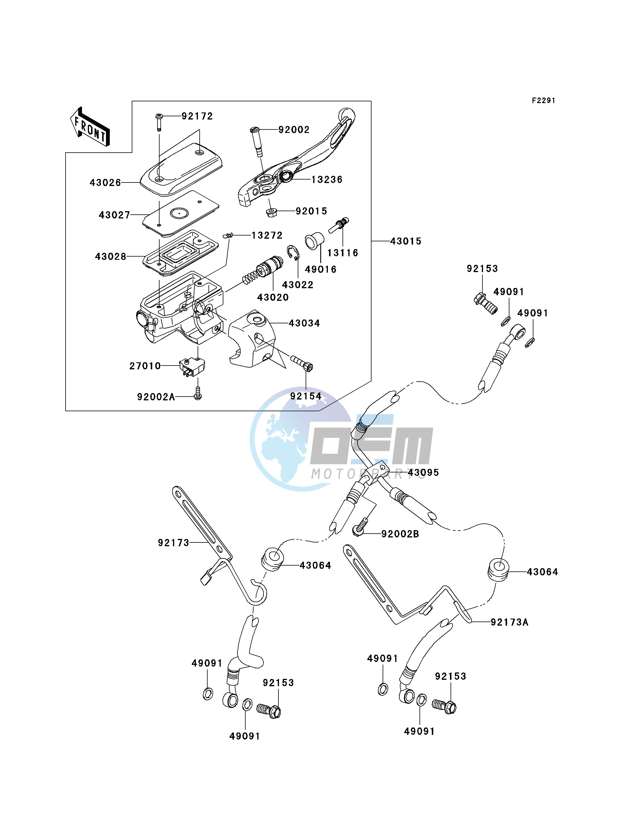 FRONT MASTER CYLINDER