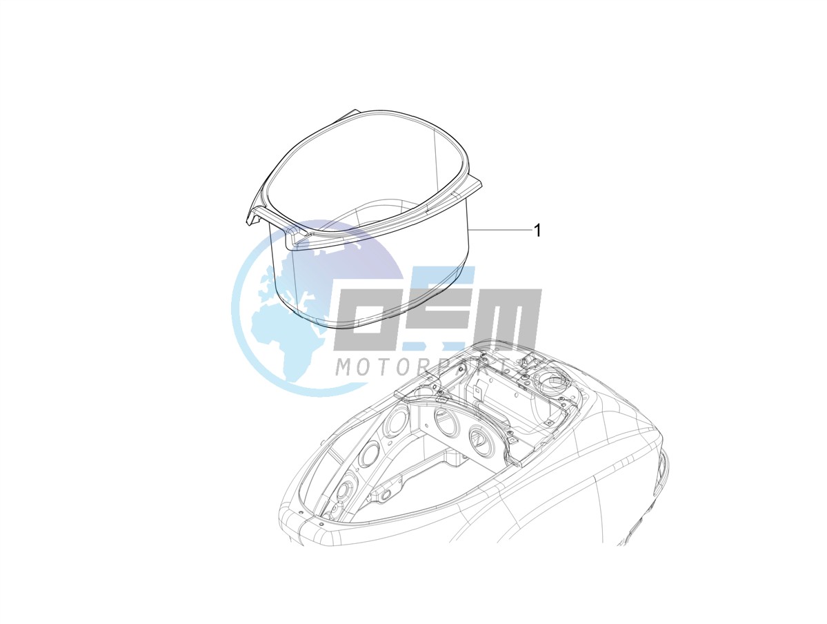 Helmet housing - Undersaddle