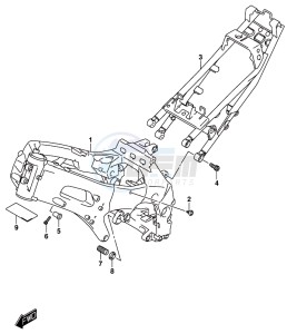 GSX-S1000 A drawing FRAME