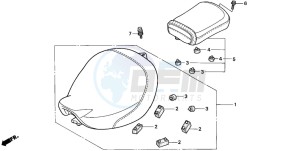 VT750C2 drawing SEAT