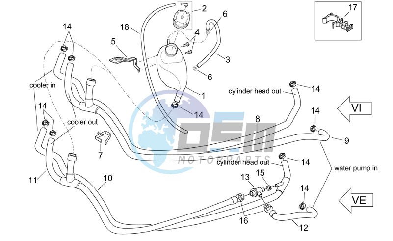 Expansion tank - Pipes