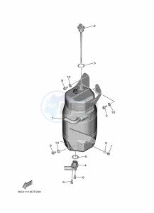 YXE850EBN YXE85WPBK (B0D1) drawing OIL TANK