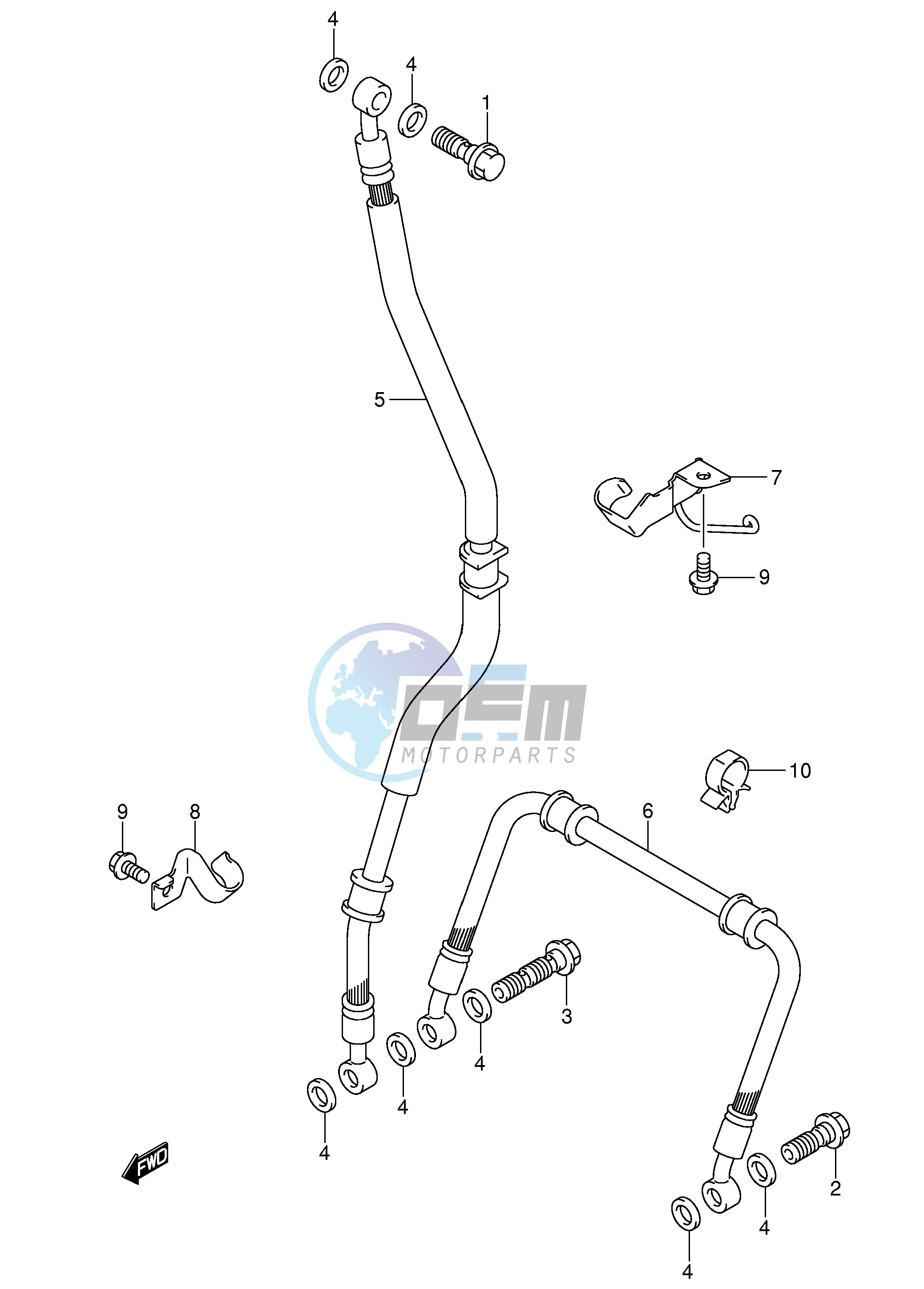 FRONT BRAKE HOSE