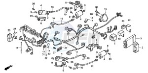 VFR750F drawing WIRE HARNESS (VFR750FL/FM/FN/FP)