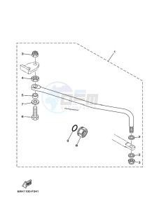 F20BEP drawing STEERING-ATTACHMENT