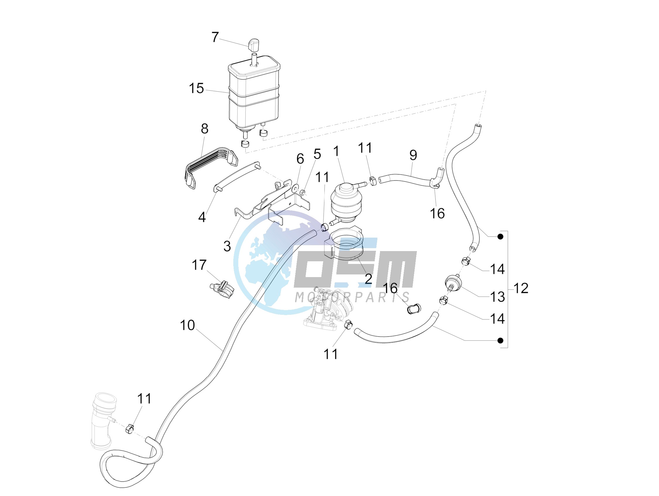 Anti-percolation system