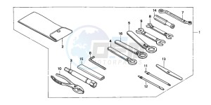 NTV650 drawing TOOLS