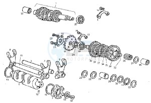 GPR 50 drawing Drive shaft-output shaft