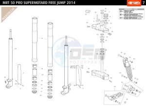 MRT-50-PRO-SM-FREE-JUMP drawing FRONT FORK MARZOCCHI