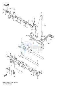 GSX-R1000 (E3-E28) drawing GEAR SHIFTING