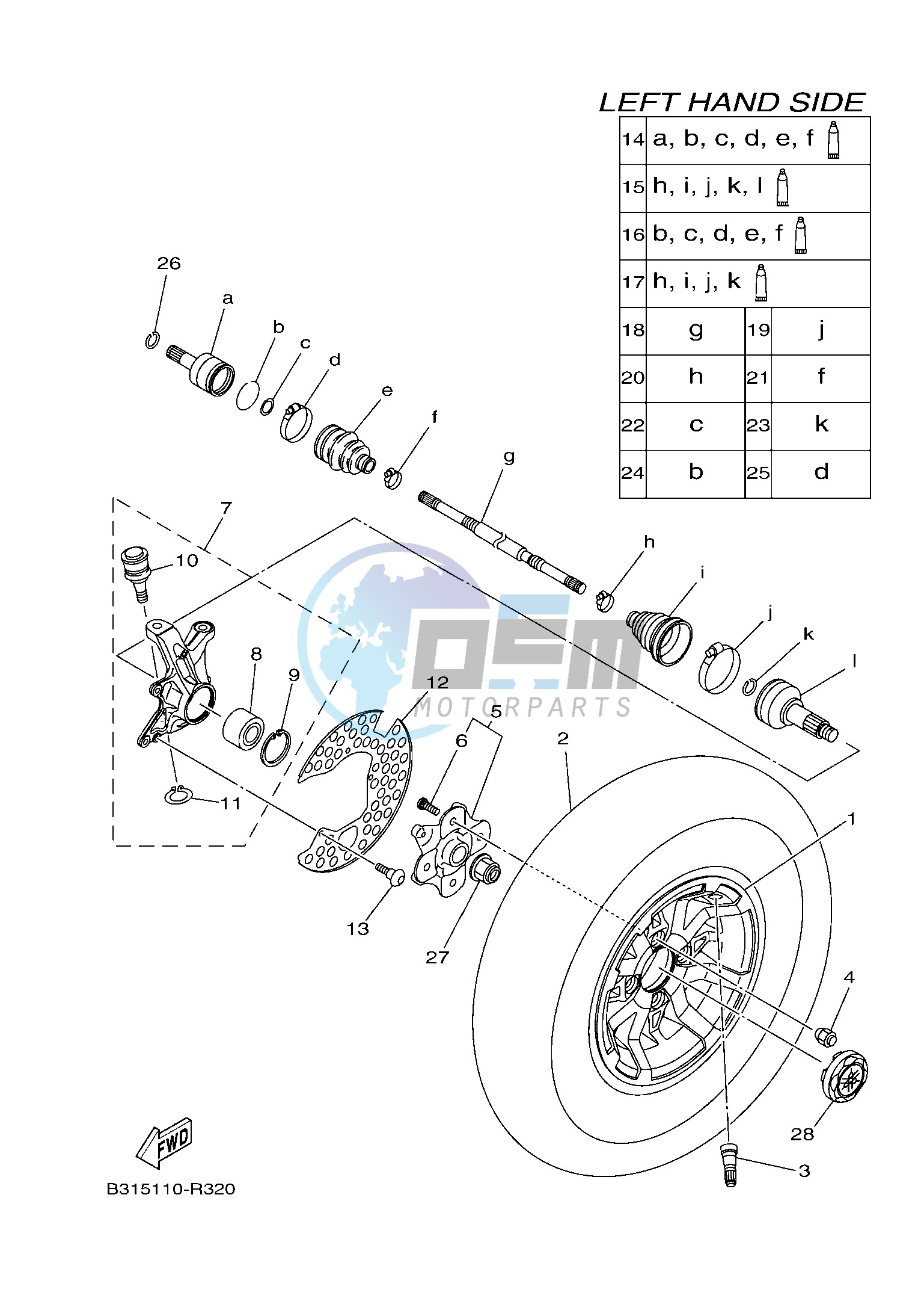 FRONT WHEEL