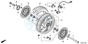 GL18009 Europe Direct - (ED) drawing FRONT WHEEL