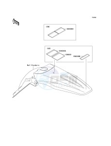 KX 450 D [KX450F] (D6F) D6F drawing LABELS