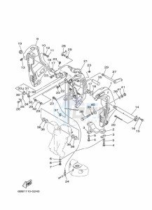 F225CETL drawing FRONT-FAIRING-BRACKET