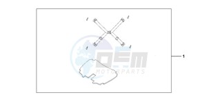 FJS400D9 F / CMF drawing KIT MAT AND STRAP