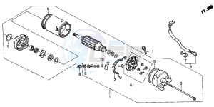 VT750C2 drawing STARTING MOTOR