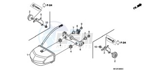 CBR600RR9 BR / MME SPC - (BR / MME SPC) drawing TAILLIGHT