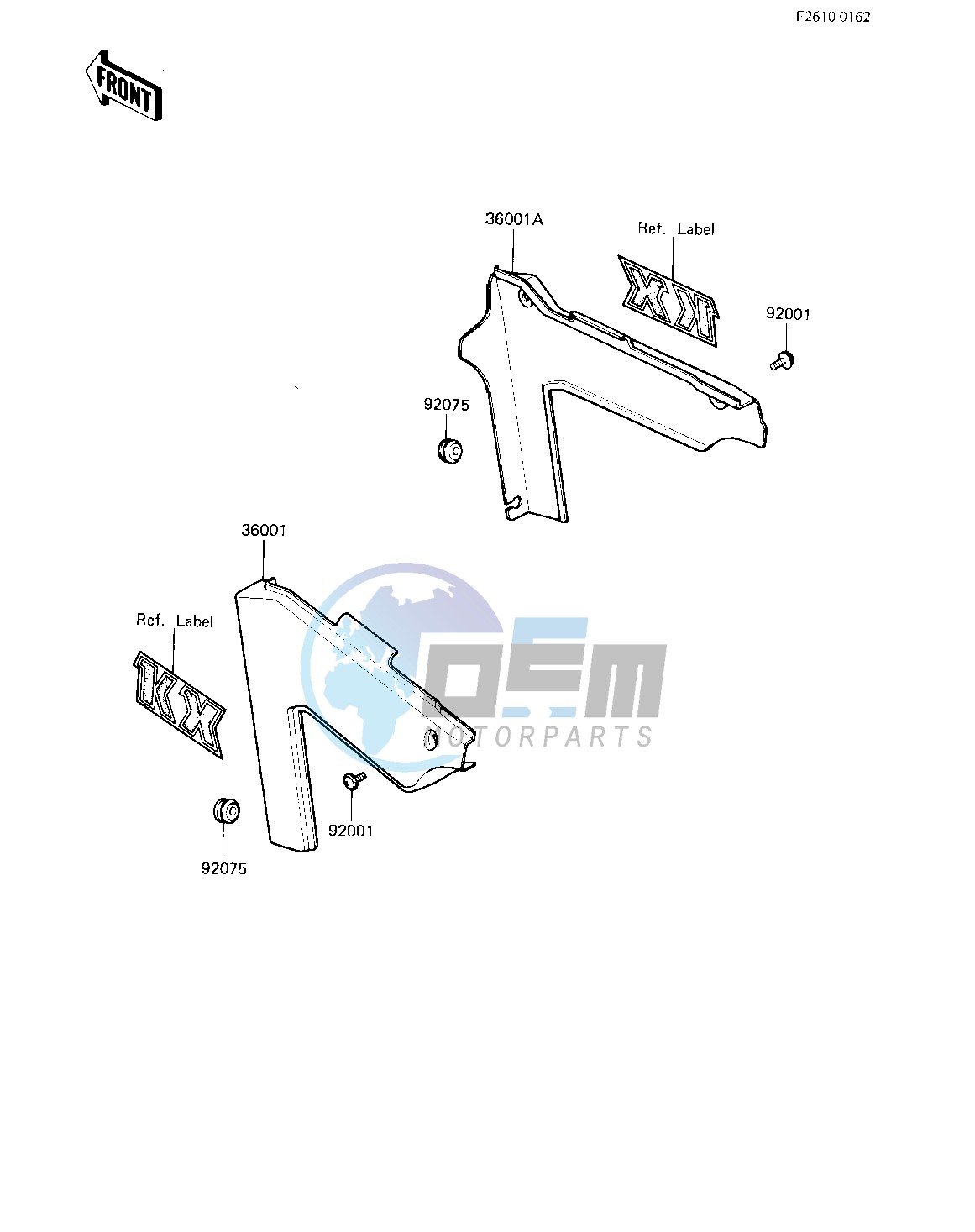 SIDE COVERS -- 83 A1- -