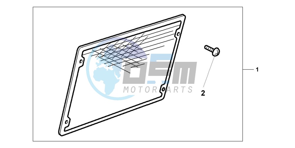 CHROME RADIATOR SCRE