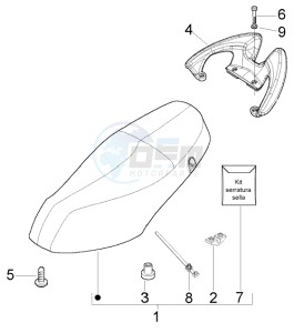 Fly 50 2t drawing Saddle