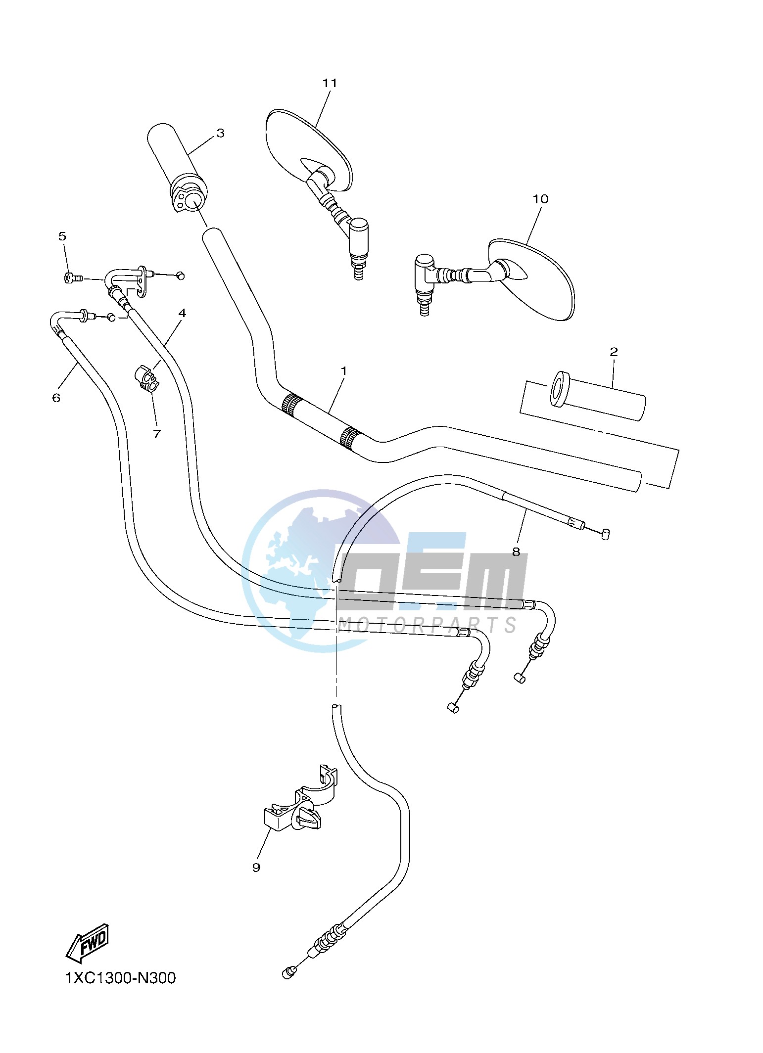 STEERING HANDLE & CABLE