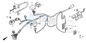 CG125M drawing WIRE HARNESS (2)