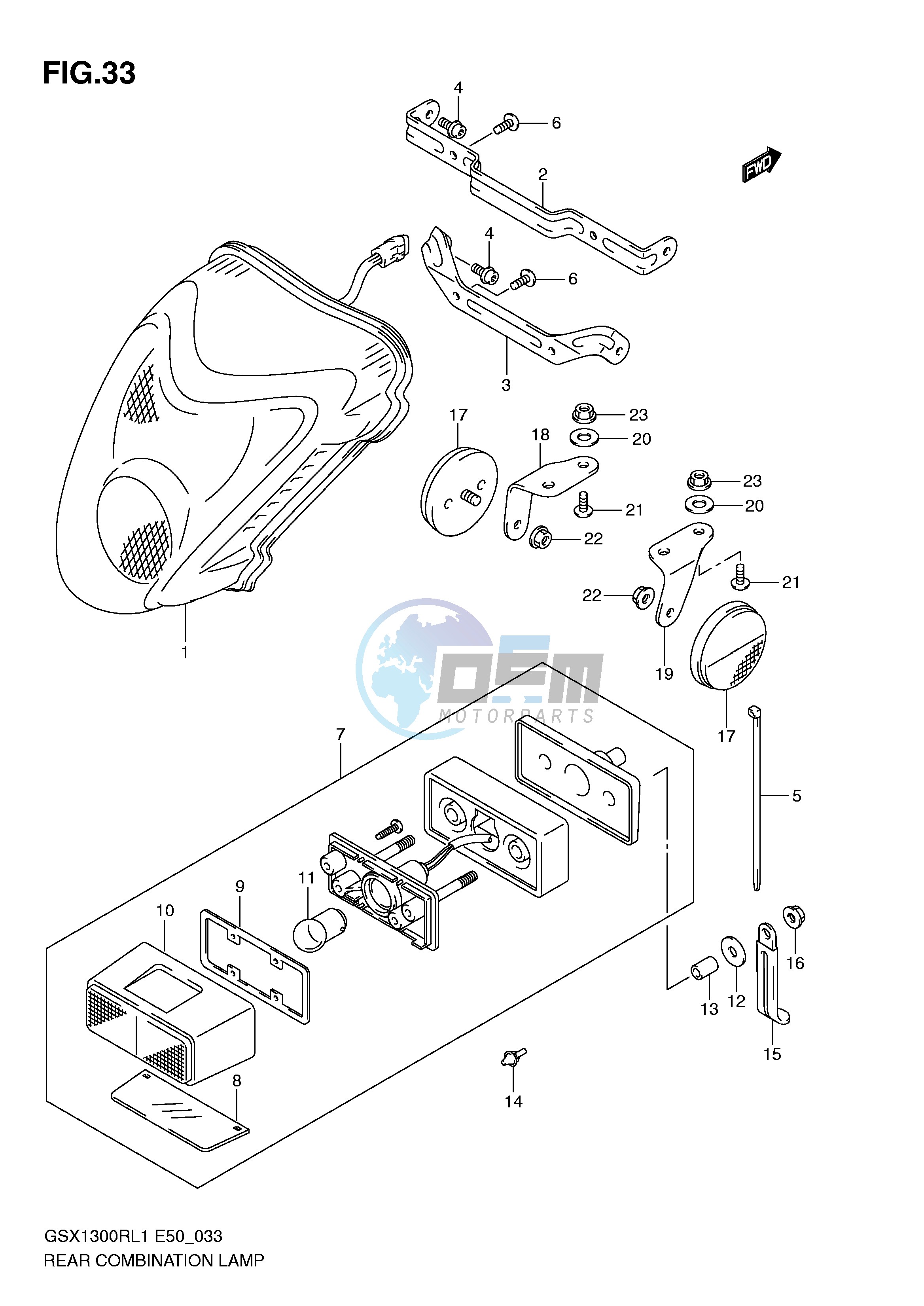 REAR COMBINATION LAMP