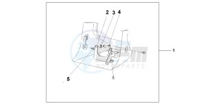 VTX1800C1 drawing LOWER COWL