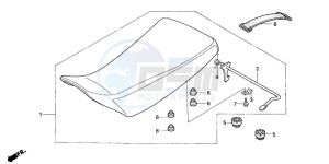 TRX250TE FOURTRAX RECON ES drawing SEAT