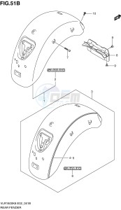 VLR1800 (E2) drawing REAR FENDER (MODEL L0)