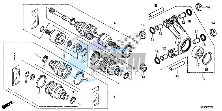 REAR KNUCKLE/REAR DRIVESHAFT