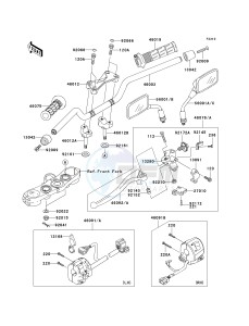 ZR 1000 A [Z1000] (A1-A3) drawing HANDLEBAR