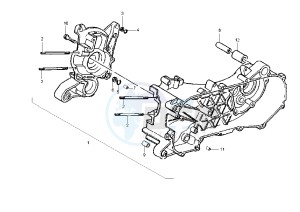 LX 2T 50 drawing Crankcase