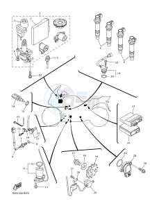 FJR1300AE FJR1300-AS FJR1300AS (B954) drawing ELECTRICAL 1