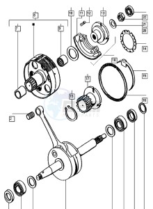 YOUNGST-R_25-45kmh_K8-L0 50 K8-L0 drawing Crankshaft-clutch